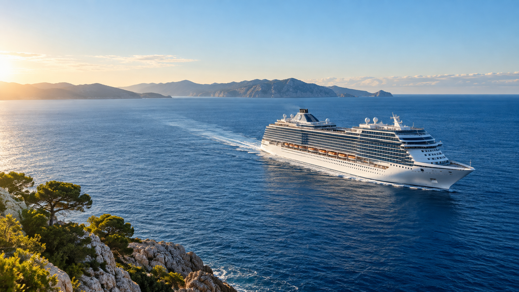 Editorial view representing contemporary cruising